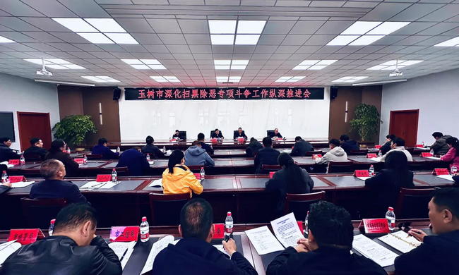 玉树市召开深化扫黑除恶专项斗争纵深推进会